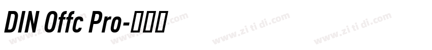 DIN Offc Pro字体转换